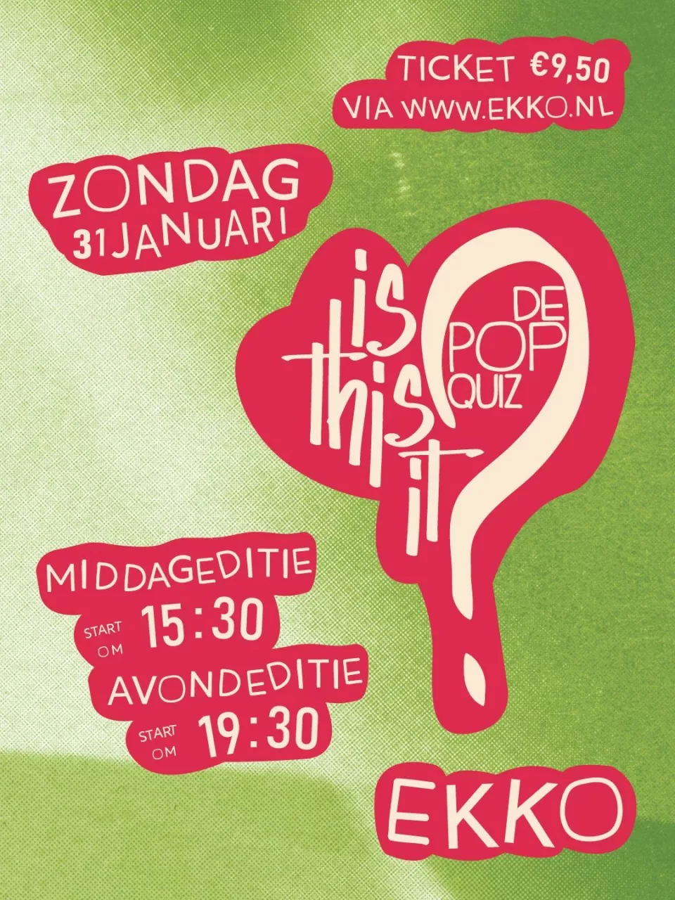 Middageditie, EKKO, Sun 31 Jan